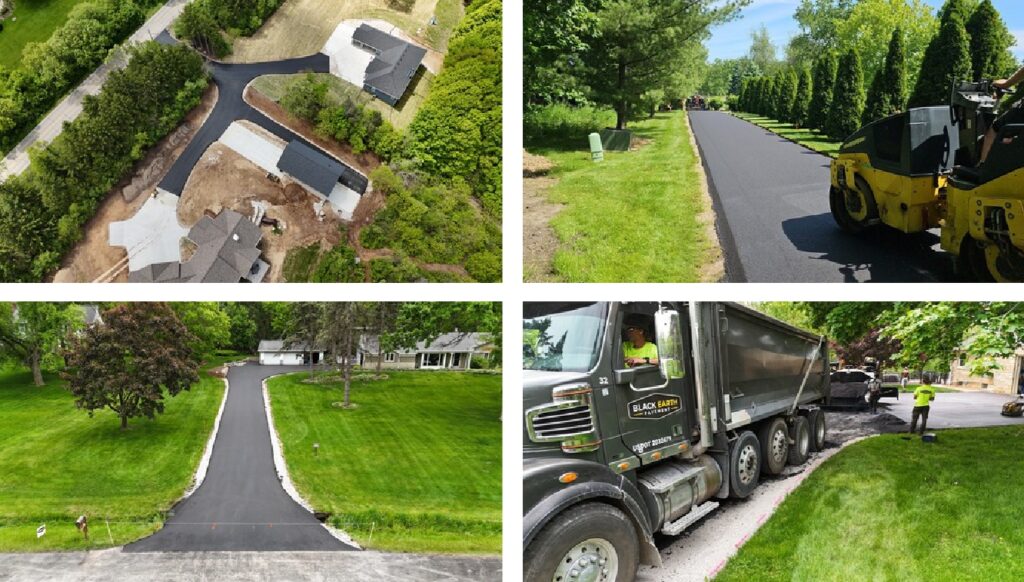 Residential Asphalt Paving done by Black Earth Pavement